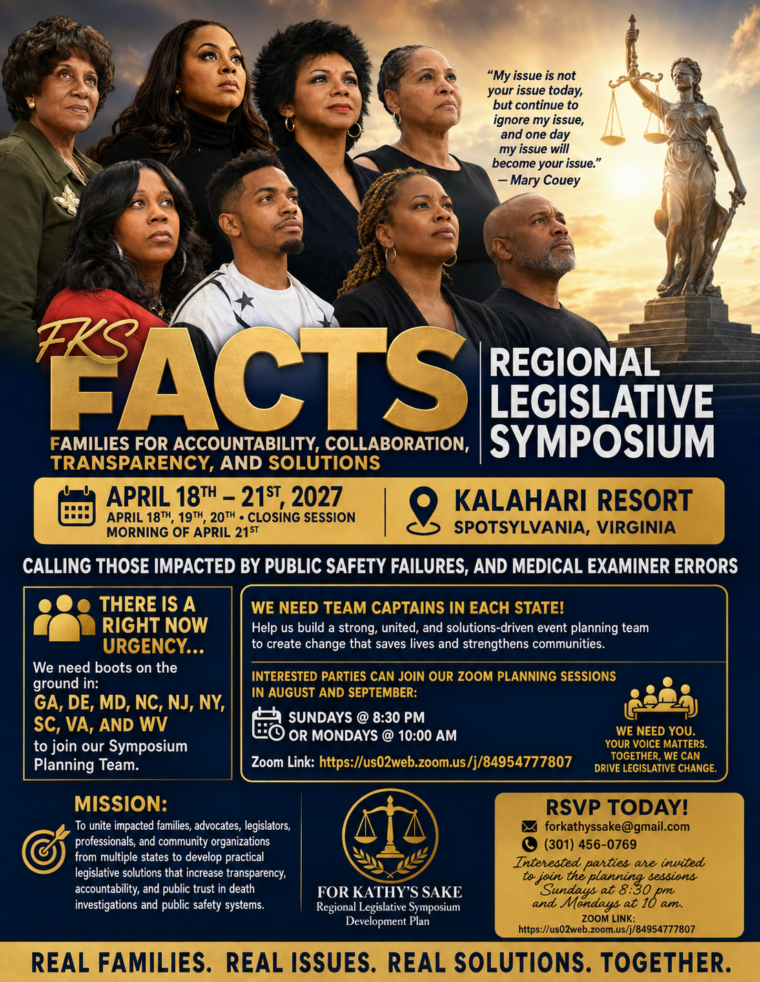 FACTS Regional Legislative Symposium — April 18–21, 2027, Kalahari Resort, Spotsylvania, Virginia